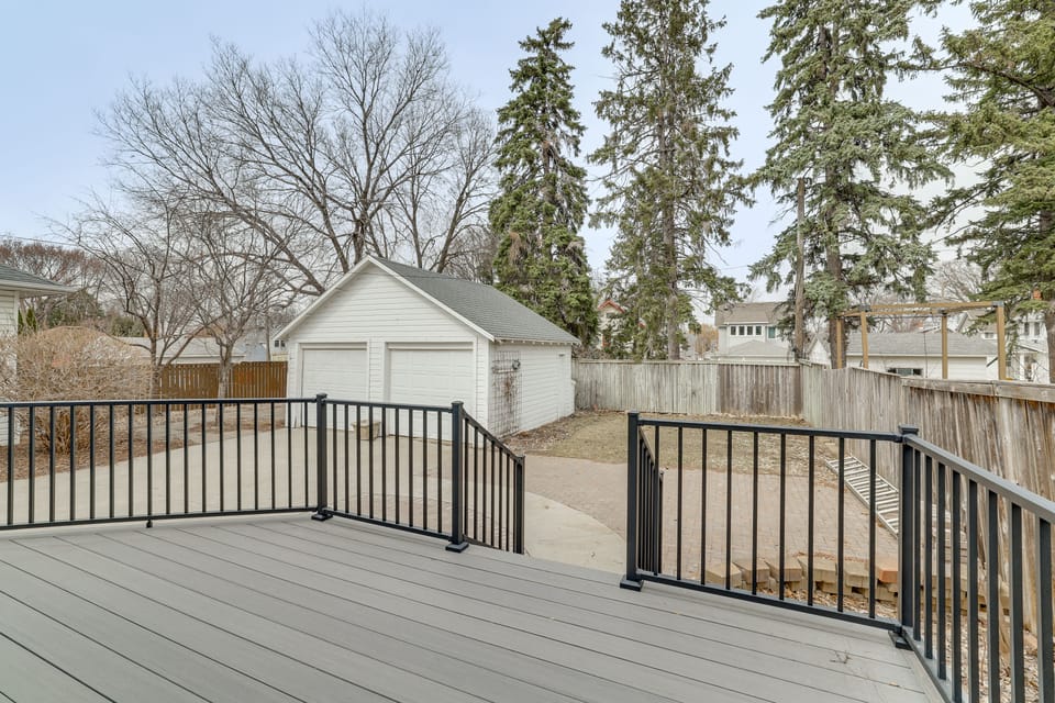 Walk to Dtwn: Rochester Home, Private Deck + Yard! House in Rochester