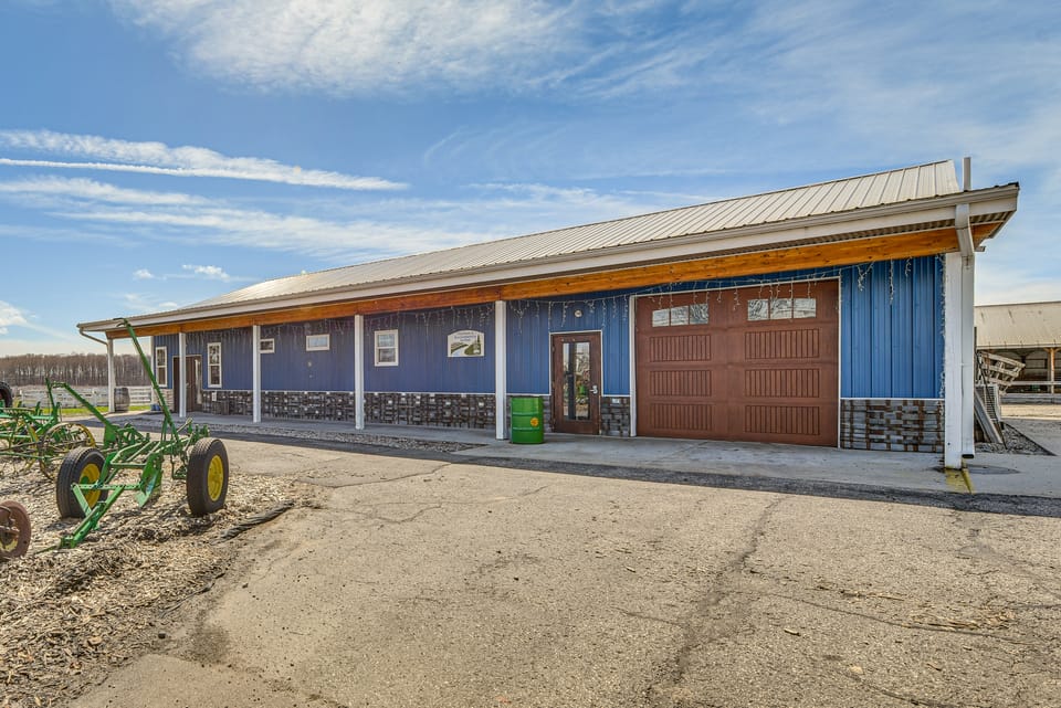 Working Farm w/ On-Site Winery! Central Lake Hub Apartment in Michigan