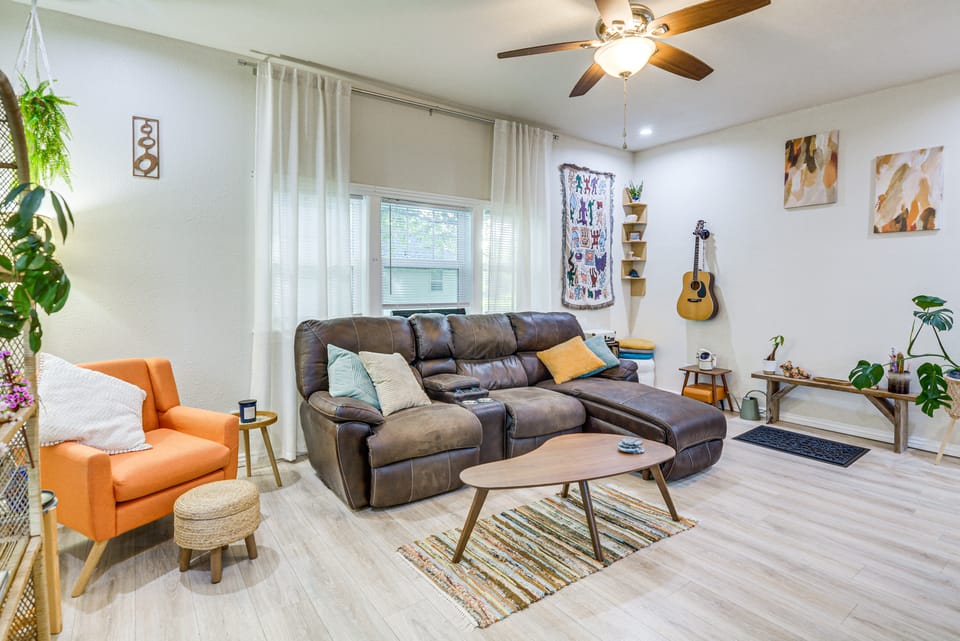 Boho Home w/ Deck & Yard in Republic, Pets Welcome House in Missouri