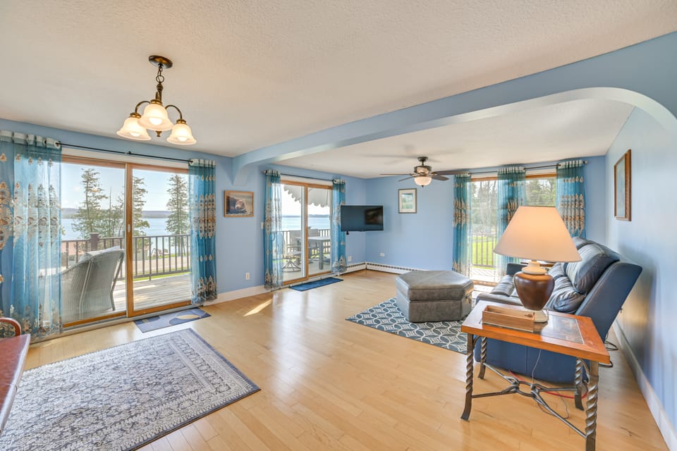 Walk to the Beach! Boyne City Escape w/ Lake Views House in Michigan