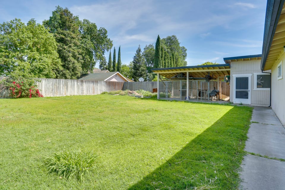 Steps to Sacramento River: Home w/ Yard + Deck House in California