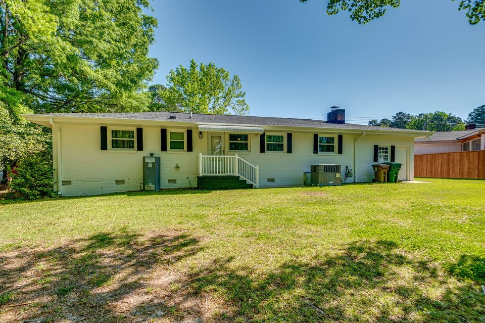 1 Mi to Dtwn Cary: Family Home w/ Spacious Yard House in Cary
