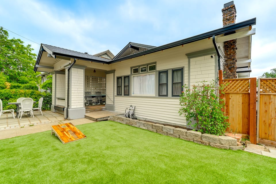 Steps to Main St! Restored Sonora Bungalow w/ Yard House in Sonora