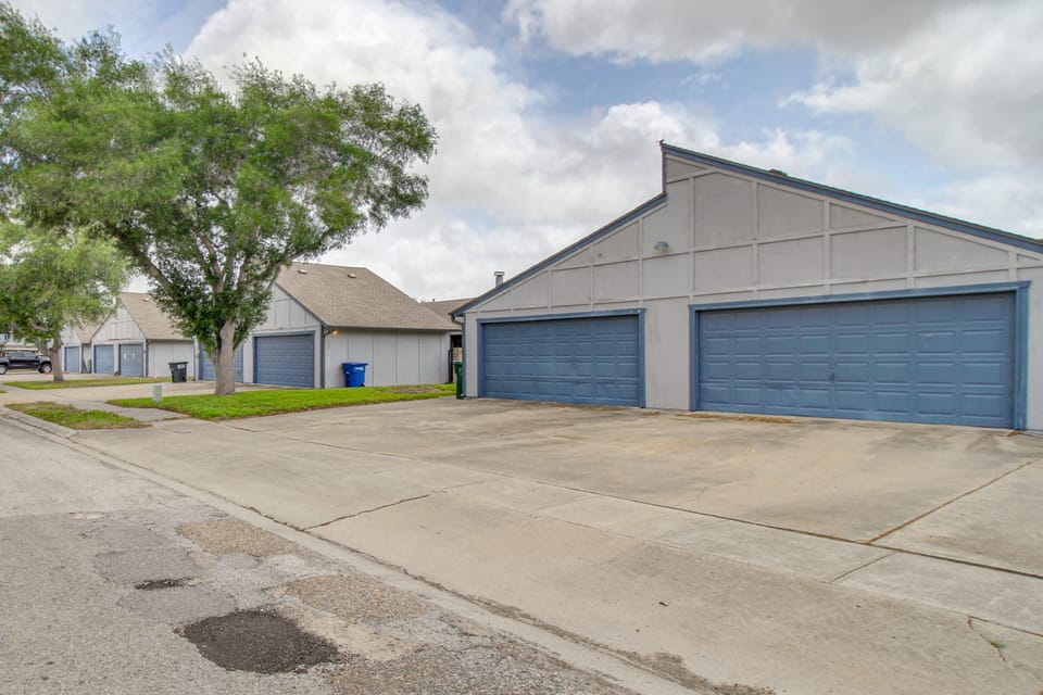 Furnished Corpus Christi Rental: Desk + Patios Apartment in Nueces County