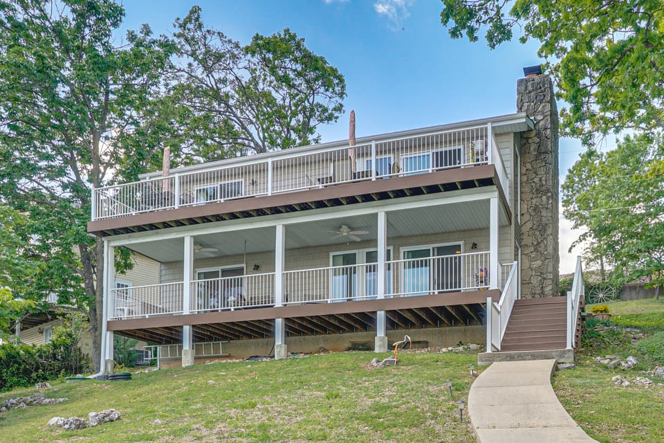 Boater’s Base w/ Dock! Lakefront Ozarks Getaway House in Osage Beach