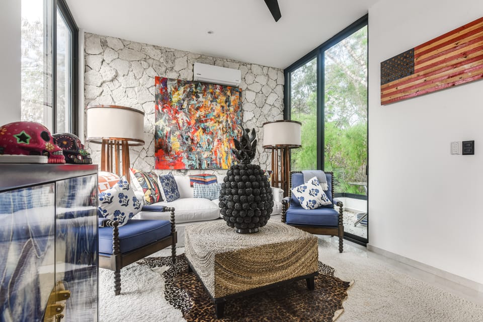 Private Xpu Ha Beach Access: 6,700-Sq-Ft Villa House in State of Quintana Roo