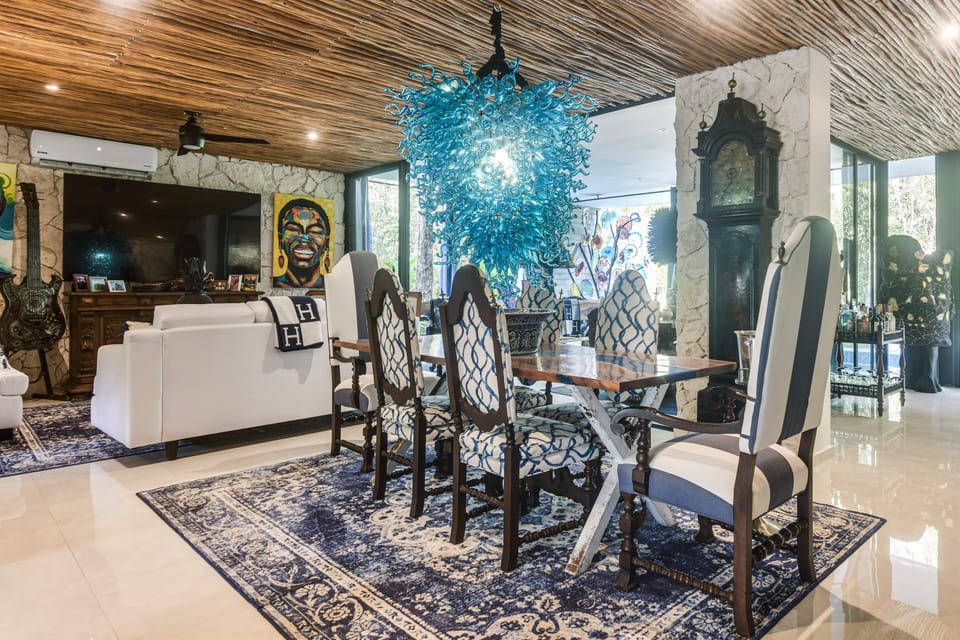 Private Xpu Ha Beach Access: 6,700-Sq-Ft Villa House in State of Quintana Roo