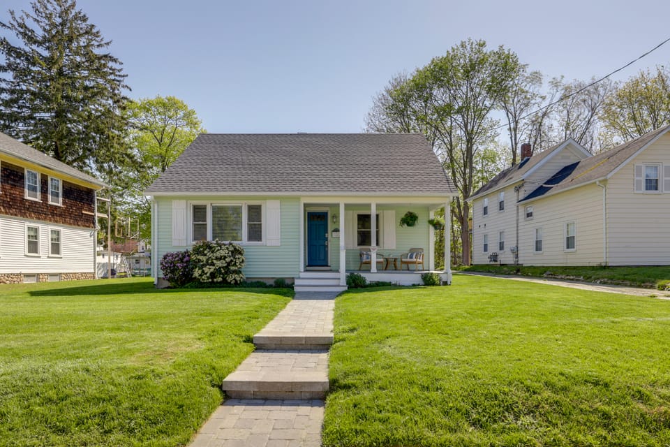 < 1 Mi to Dtwn Westerly! Walkable Coastal Escape House in Westerly