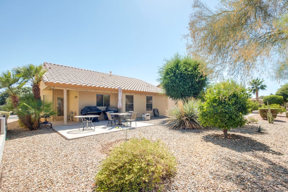 Patio & Grill! Resort-Style Sun Lakes Escape House in Sun Lakes