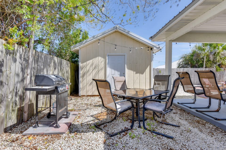 Walk to Beach: Panama City Stay w/ Peaceful Porch! House in Lower Grand Lagoon