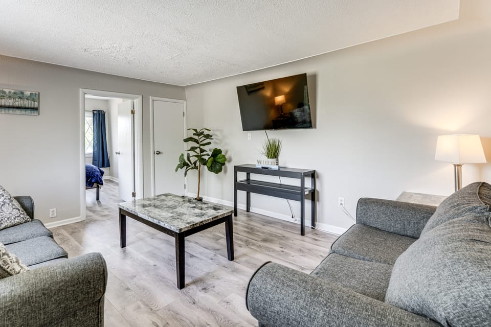 Lake Huron Launchpad! Creekfront Condo for Two Apartment in Port Huron