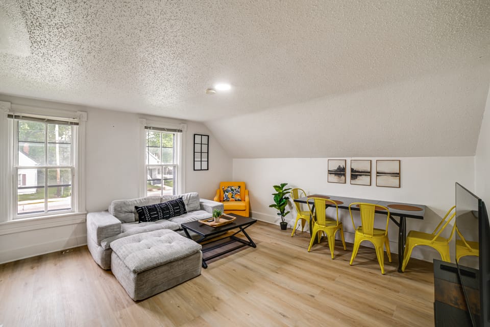 Walkable Apt in Dtwn Michigan City! 2 Mi to Beach Apartment in Michigan City