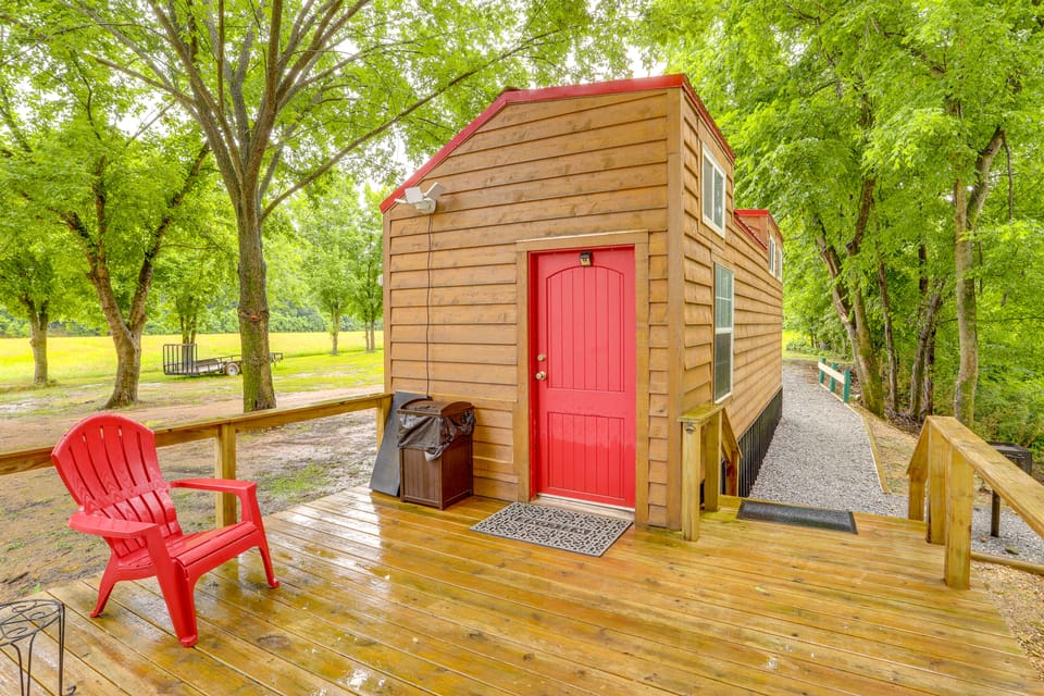 2-Studio Retreat on White River w/ Swimming Hole Apartment in Arkansas