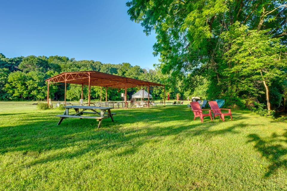 Trails & Creek Access! Alexis Triple Nichols Cabin Apartment in Ozark Mountains