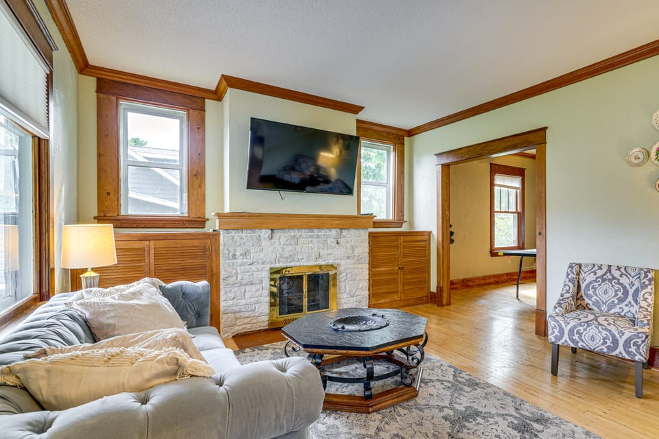 Historic Home on Beaver Dam Lake w/ Seasonal Dock House in Wisconsin