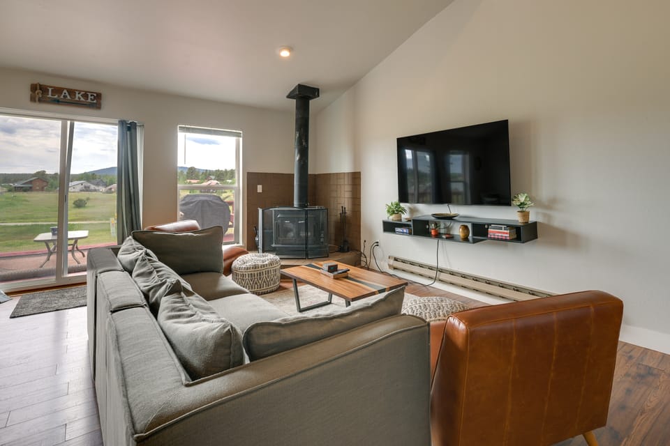 Lake + Mountain Views! Pagosa Springs Getaway Apartment in Colorado