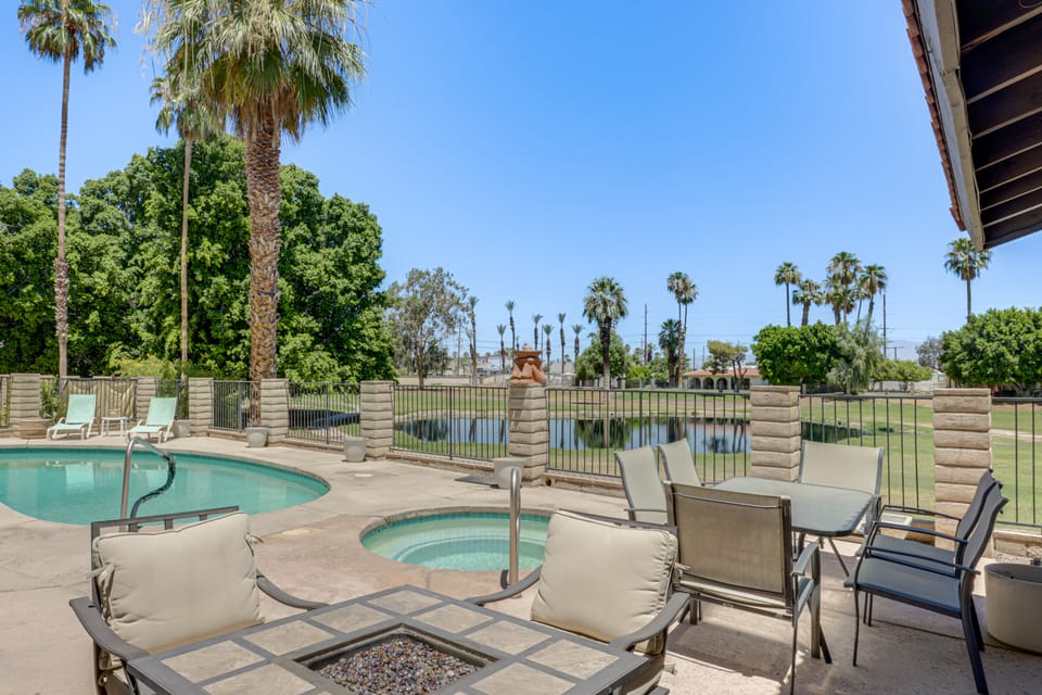 Pool, Spa: Updated Indian Palms Golf Retreat House in La Quinta