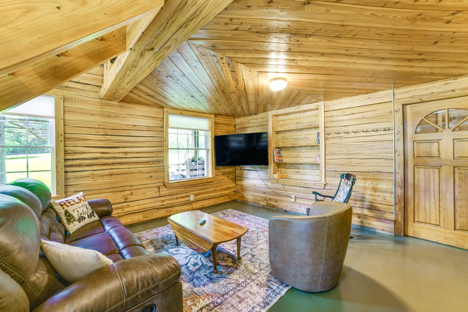 24-Acre Finger Lakes Cabin w/ Private Pond House in Finger Lakes