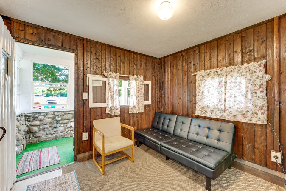 Pet-Friendly Bass Lake Cabin: Beach & Boat Dock House in Michigan