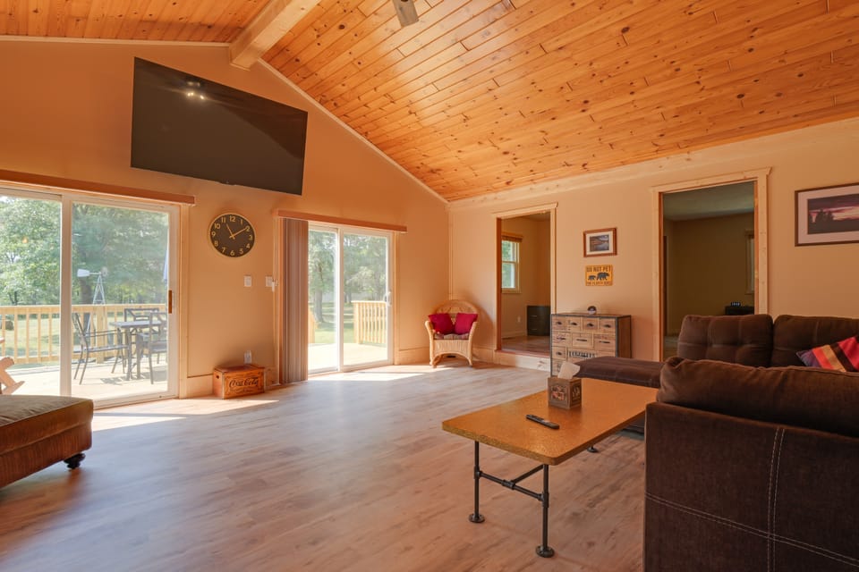 Lake Access & Private Dock: Brand New Minong Home House in Wisconsin