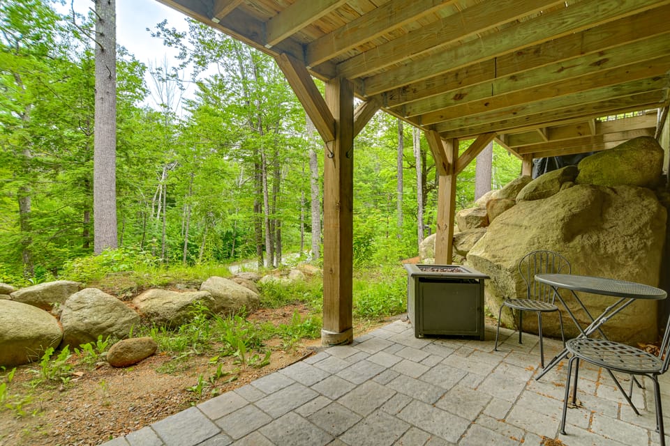 Woodsy + Secluded! Intervale Haven w/ Deck & Patio House in Bartlett