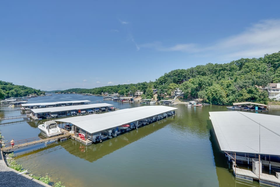Balcony & Views! Waterfront Lake Ozark Condo Apartment in Lake of the Ozarks