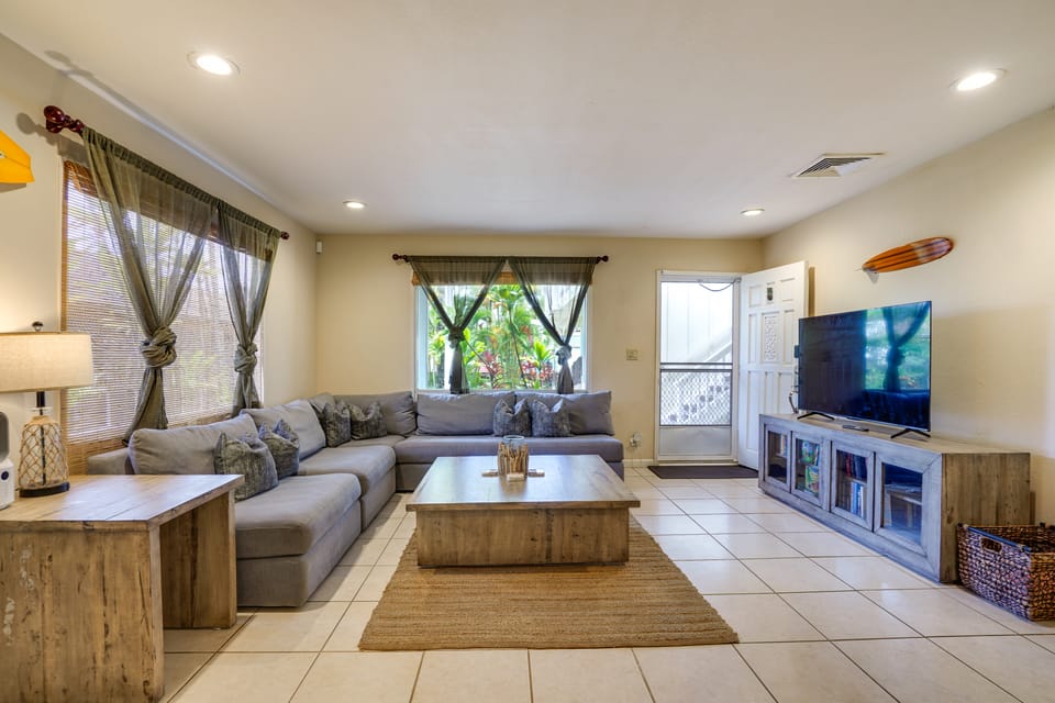 Walk to Sunset Beach! Extended Escape w/ Patio House in Sunset Beach