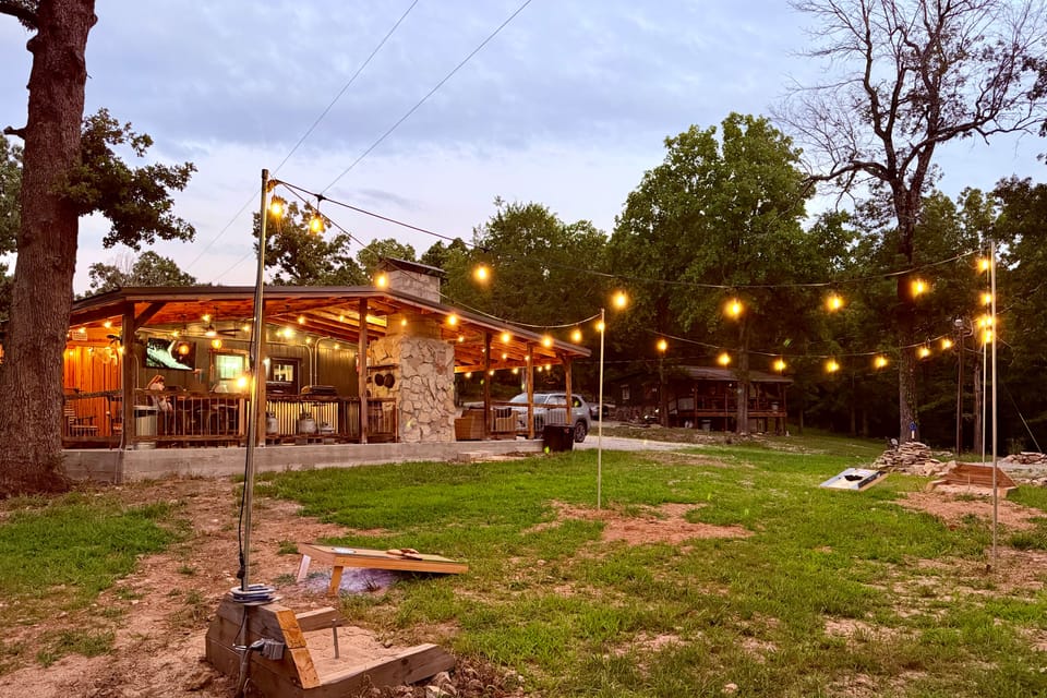 Cookout Patio w/ Fireplace! Norfork Lake Cabin House in Norfork Lake