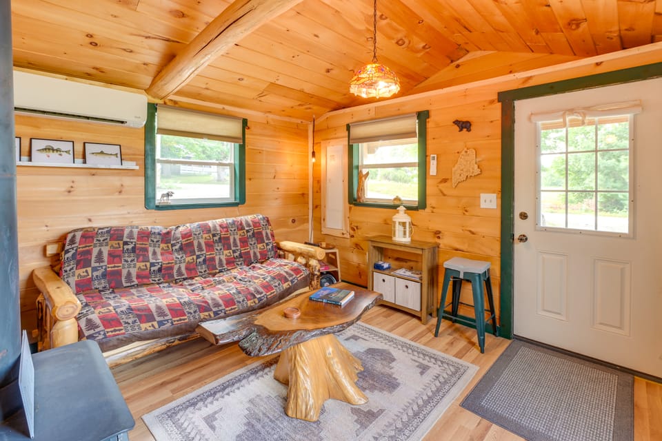 Ride-In/Ride-Out North Woods Cabin: On-Site Trails House in Penobscot
