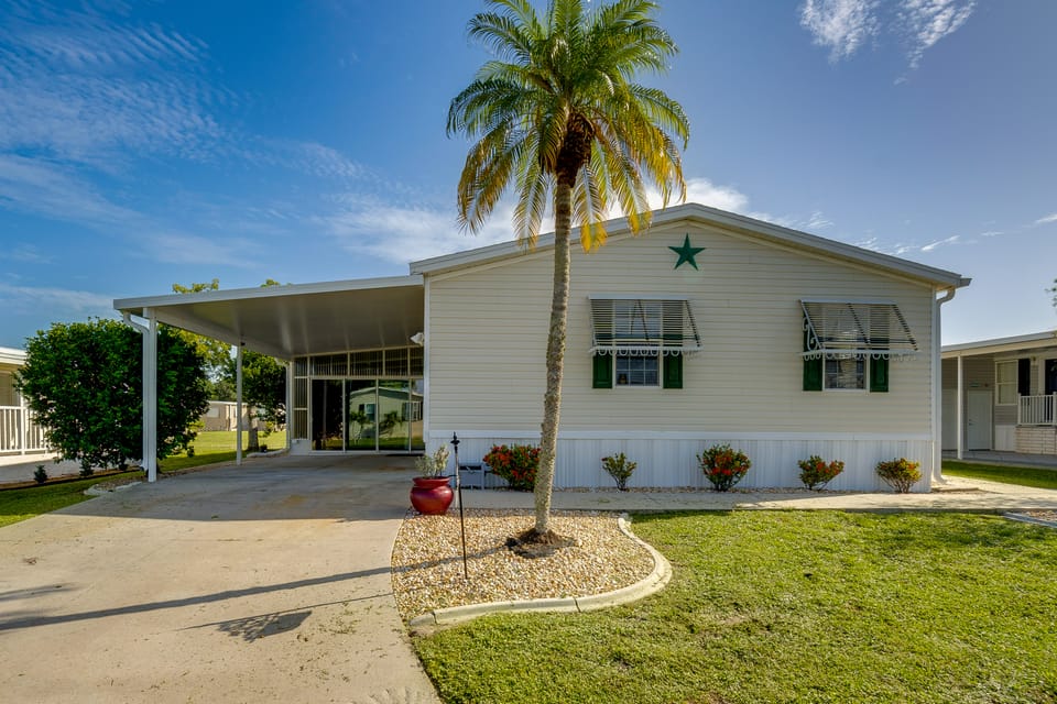 Active-Adult Community! Port Charlotte Home, Lanai House in Florida