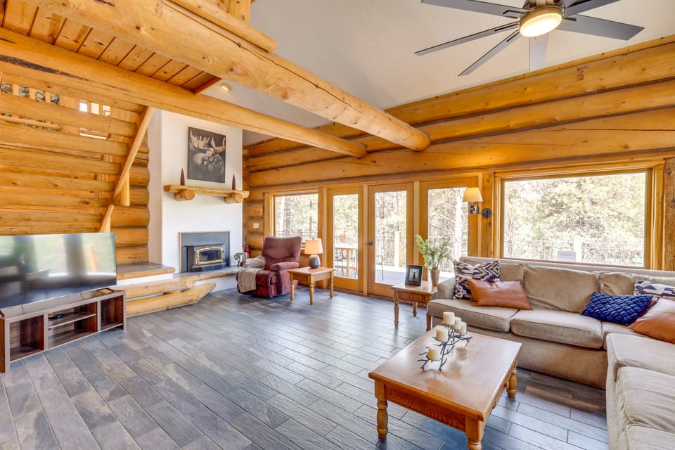 Real Log Cabin in Flagstaff with Forest Views House in Kachina Village