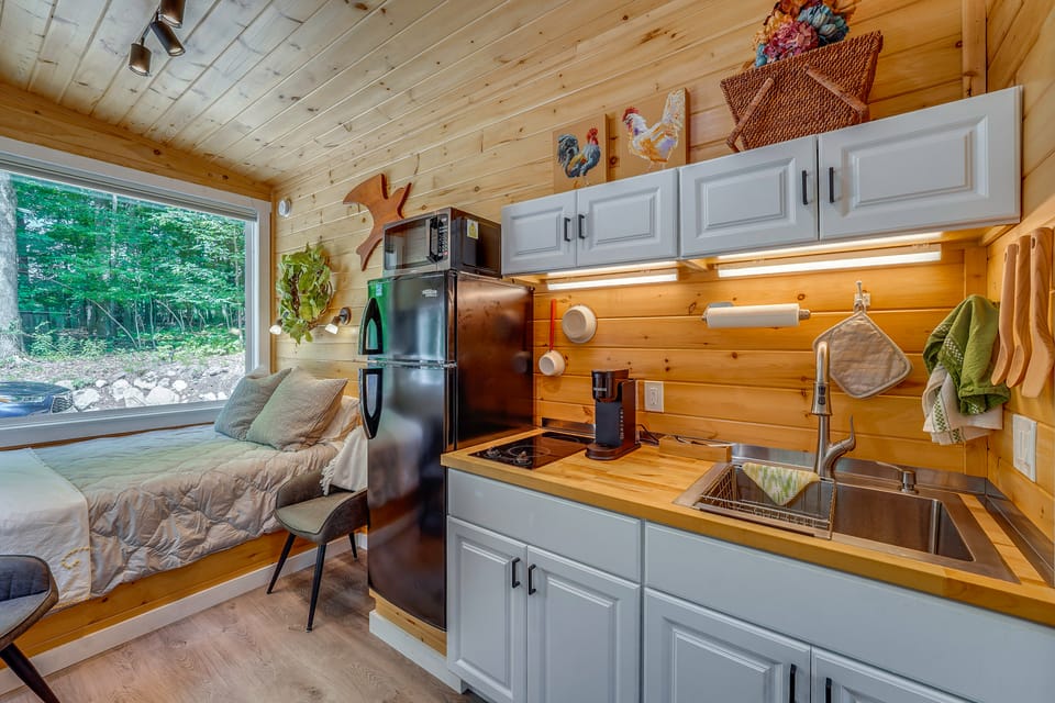 Serene Couple's Escape w/ Fire Pit in Mt Pleasant Apartment in Michigan