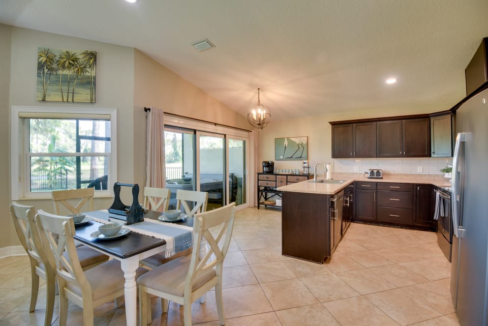 Golf Days, Fireside Nights! Palm Coast Getaway House in Palm Coast