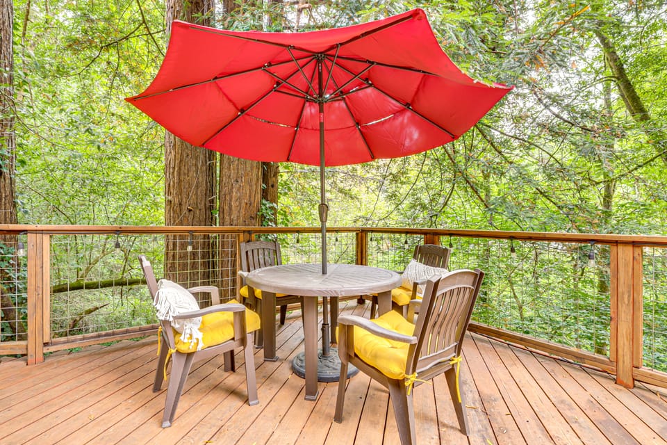 Stunning: Hikes & Wineries! Redwood Views! House in Camp Meeker