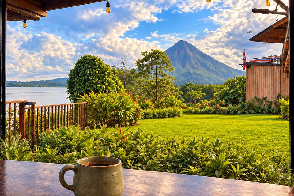 La Fortuna Home: Volcano Views & Lake Arenal House in Alajuela Province