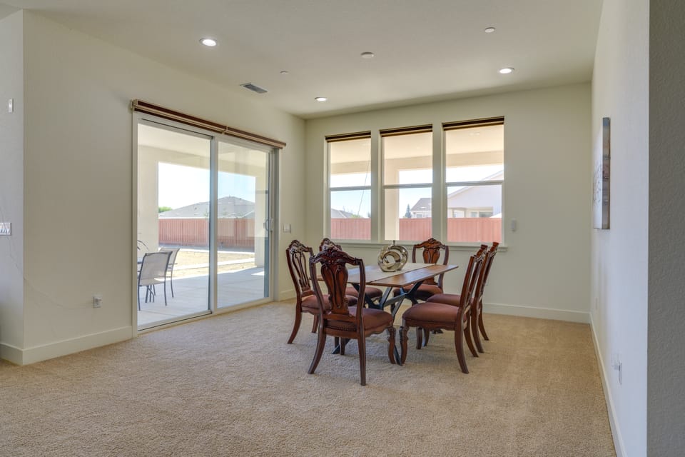Private Yard & Patio! Modern Manteca Gem House in Manteca