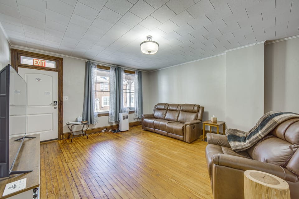 Walk to Attractions! Dtwn Gettysburg Townhome Apartment in Gettysburg