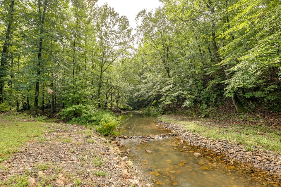 Great for Families! Wolf pen Gap ATV Base on Creek House in Arkansas