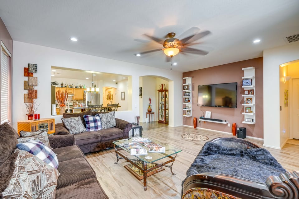 Backyard Billiards & BBQ! Surprise Desert Stay House in Surprise