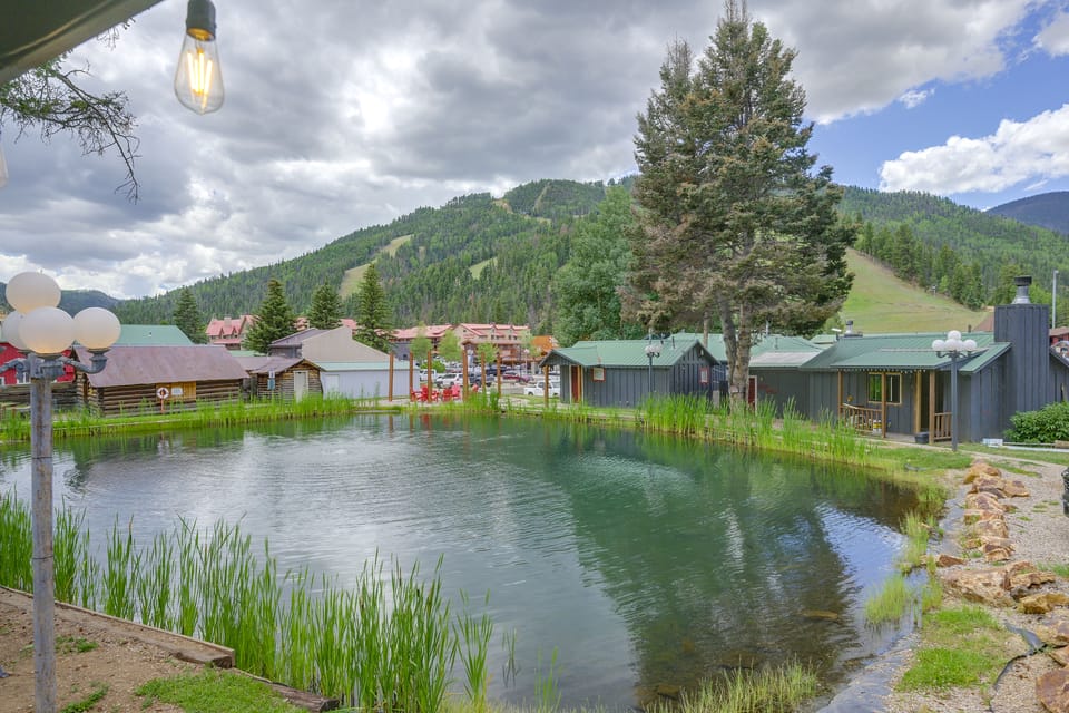 Walk to Main St: Red River Lodge w/ Ski Views! House in Red River
