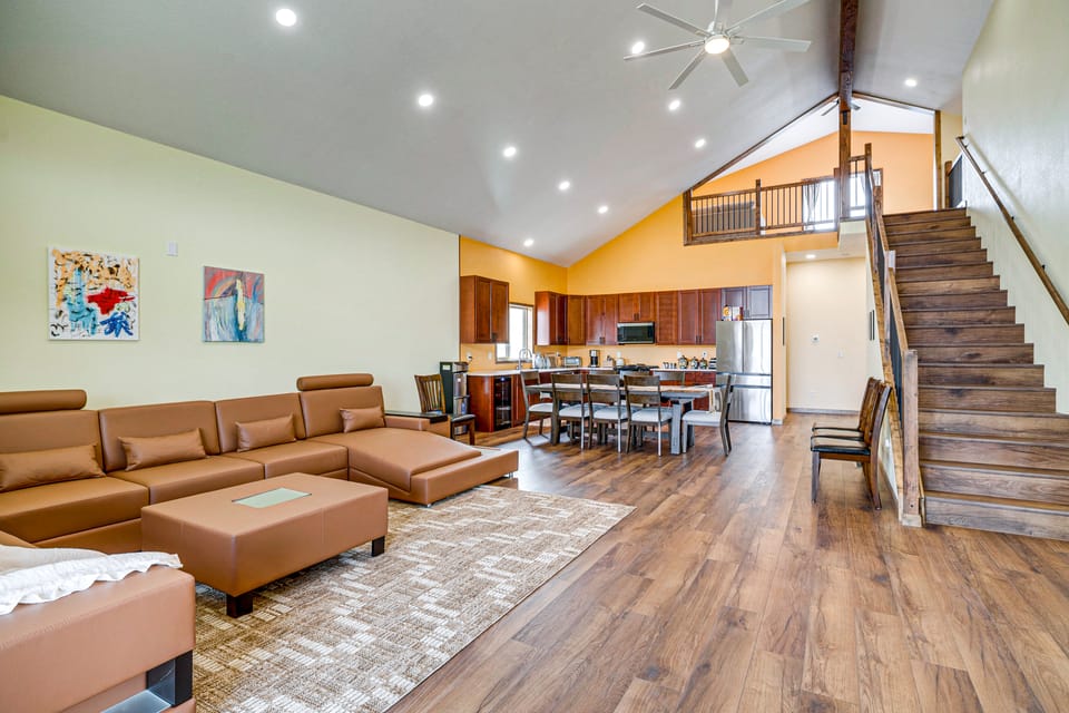 Mtn-View Deck! Remote South Park Retreat House in Park County