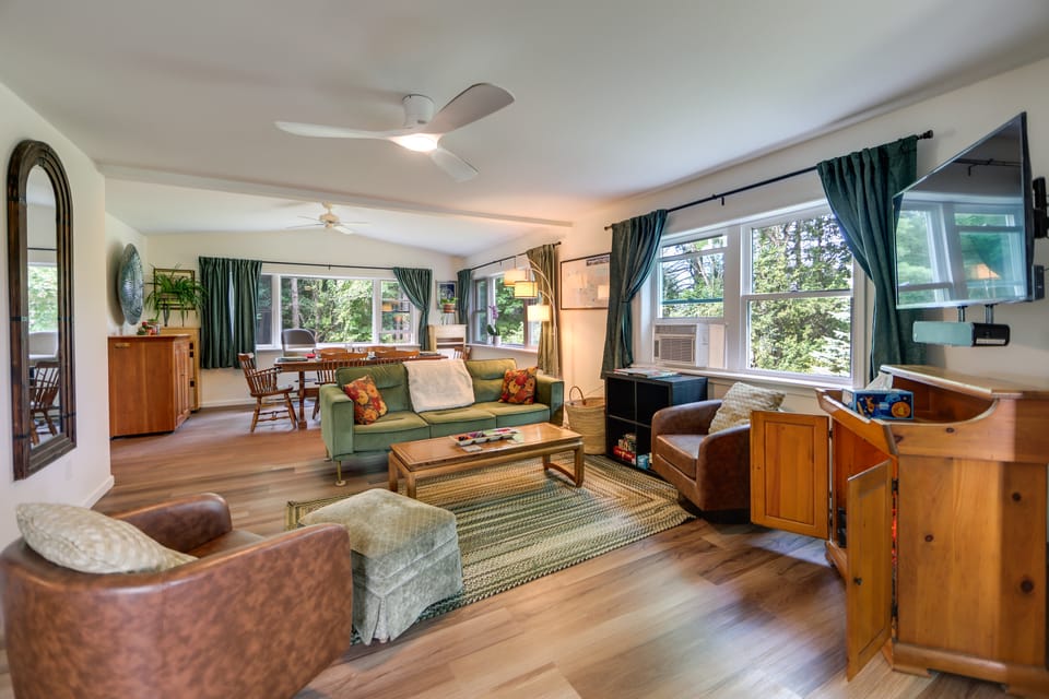 Deck & Stunning Views! Family Getaway in Hamilton House in Adirondack Mountains