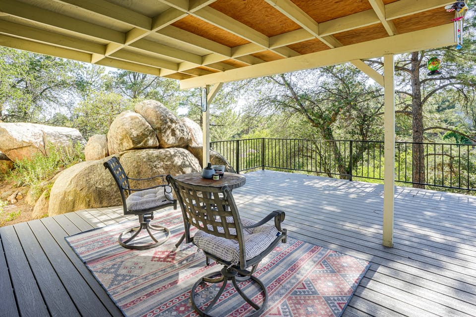 1 Mi to Courthouse Plaza! Home w/ Deck + Fireplace House in Prescott