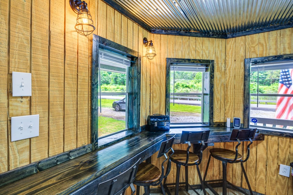 Near ATV Trails! Coal Heritage Cabin w/ Fire Pit Apartment in West Virginia