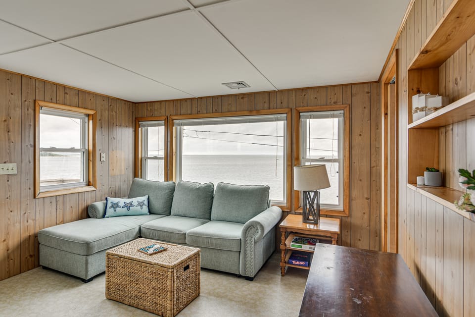 Ocean-View Mattapoisett Home on Private Beach! House in Fairhaven