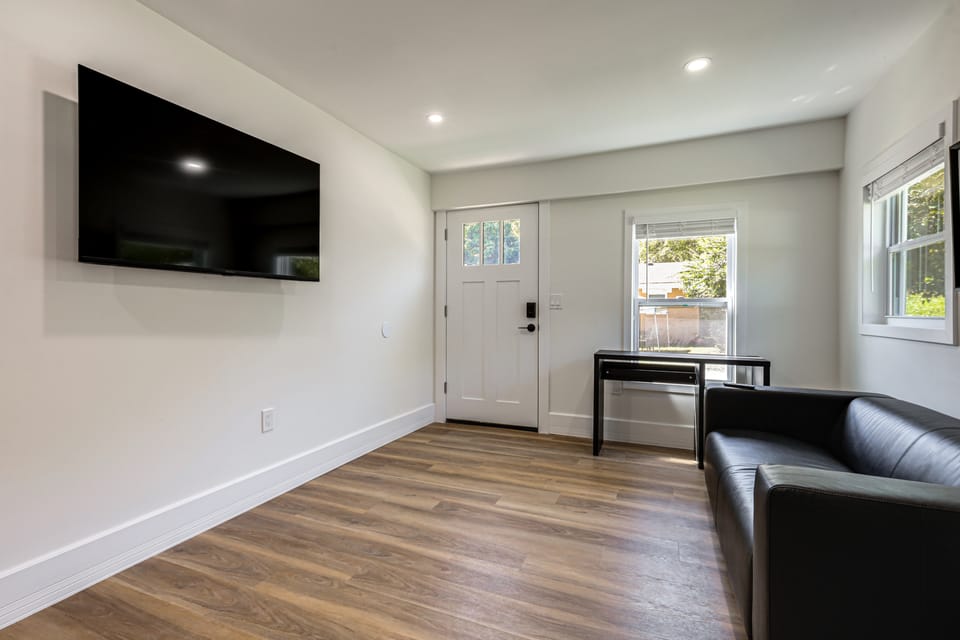 Modern Retreat w/ Deck & Workspace Unit A Apartment in Ohio