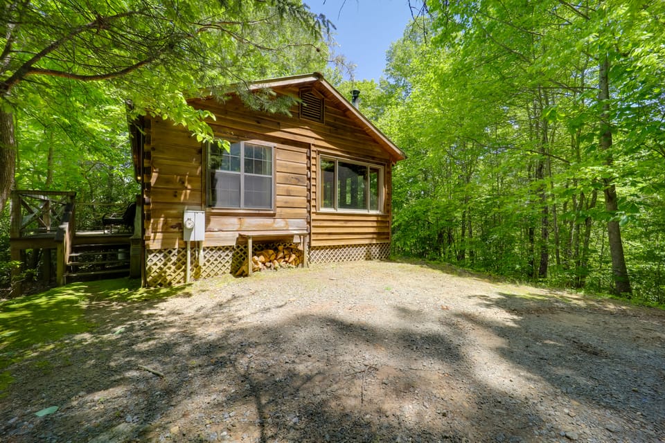 Group of 6 Cabins on 92-Acre Farm in Marion House in North Carolina