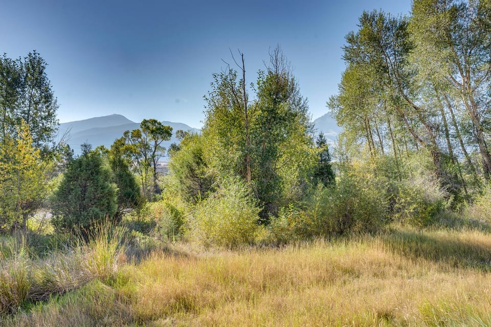 Walk to Yellowstone River! Emigrant Home w/ Patio House in Emigrant