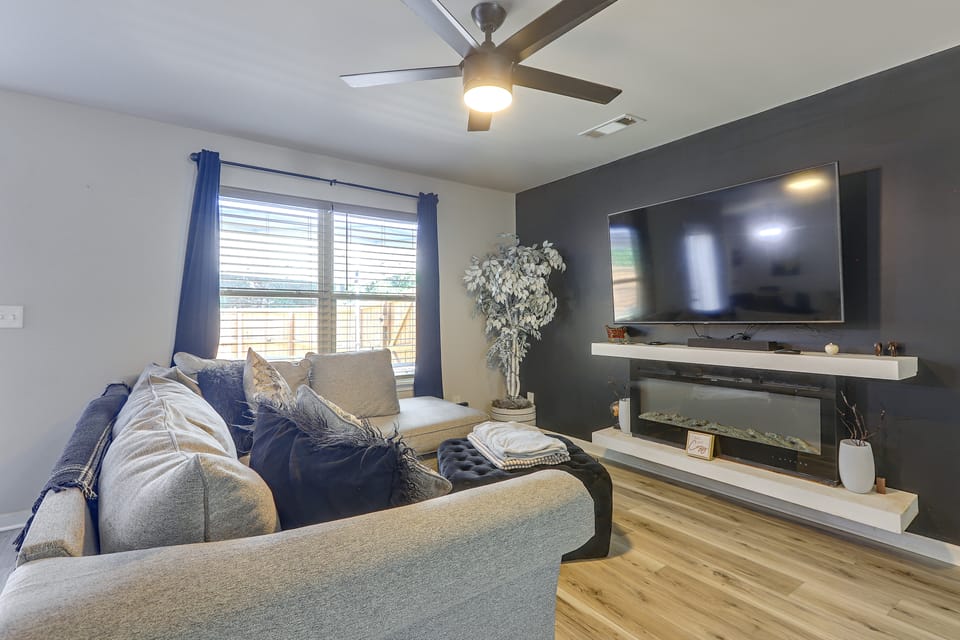 Spacious Covington Home! Patio, Yard + Fire Pit House in Georgia