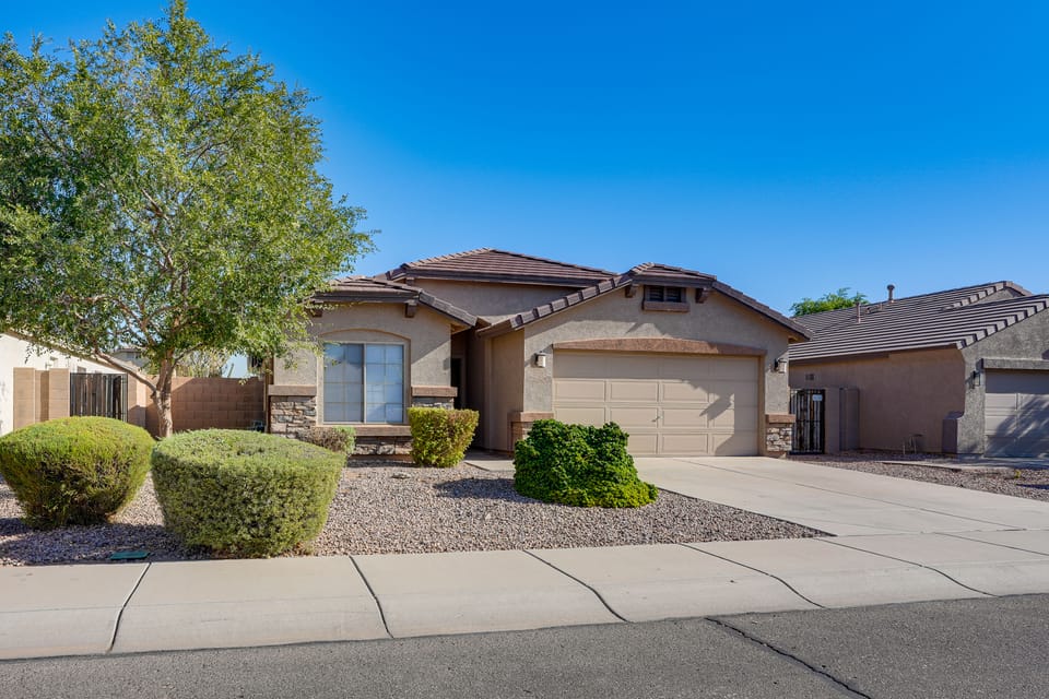 3 Mi to Surprise Stadium! Extended Poolside Stay House in Surprise